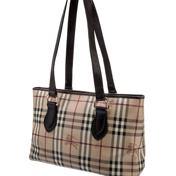 Burberry Haymarket Check Medium Regent Tote - Picture 5 of 5